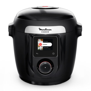 Cookeo MOULINEX CE952810 noir wifi 6 L, 9 modes de cuisson, 150 recettes