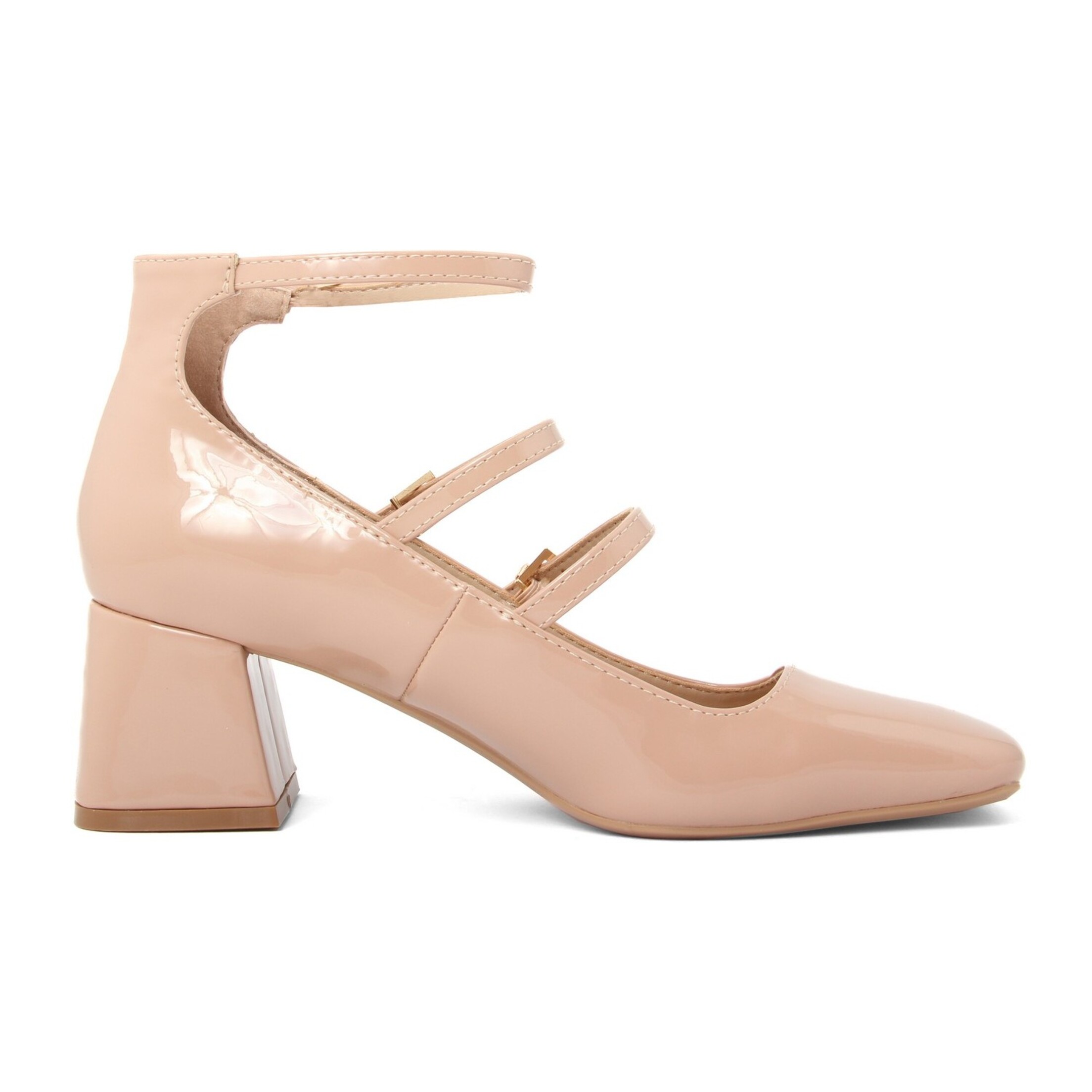 Décolleté Donna colore Beige-Altezza tacco:6cm