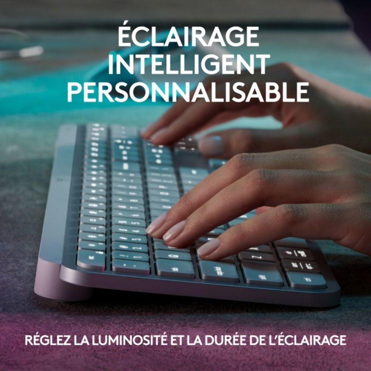 Clavier sans fil LOGITECH MX Keys S Silencieux Pale Grey