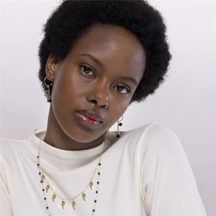 Pendientes Lux by Lux acabadoss oro 18k