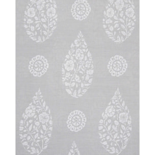 Juego de sábanas algodón tribal gris claro