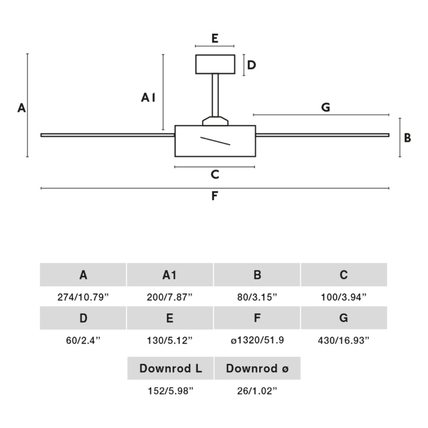 SAINT L LED Ventilador de techo blanco