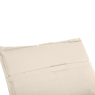 Coussin de transat "Korai" blé 190x60cm en polyester