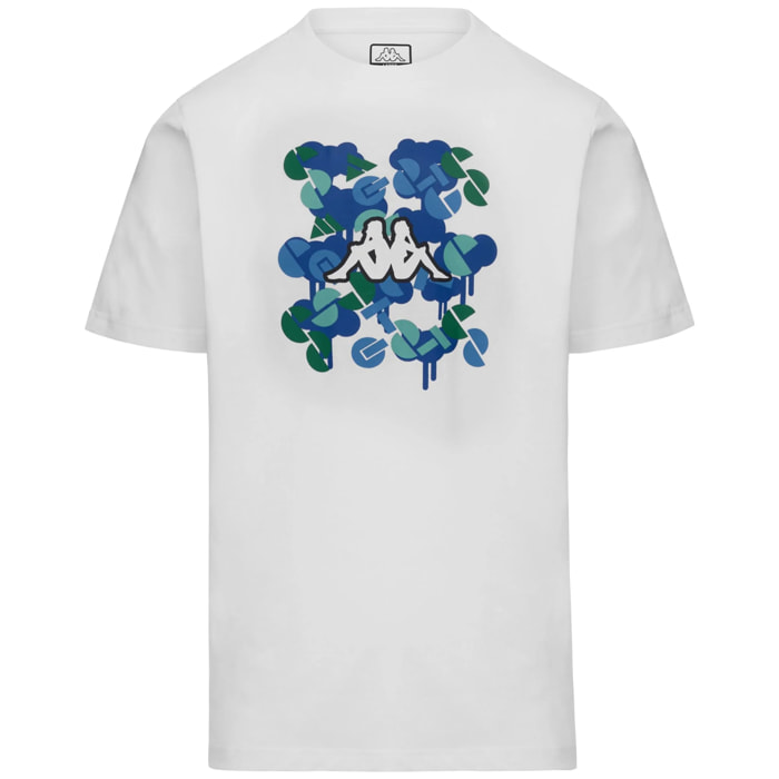 T-Shirts & Top Kappa Uomo Logo Infor Bianco
