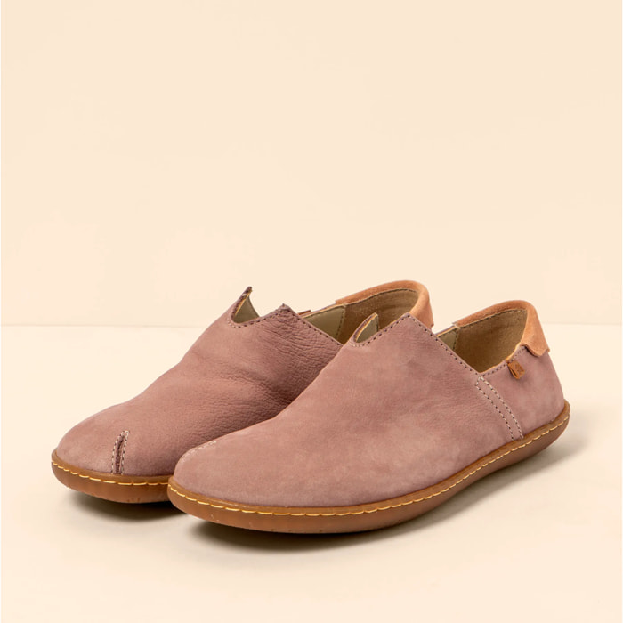Zapatos N275 NOBUCK LAVADO MALVA/EL VIAJERO color Malva