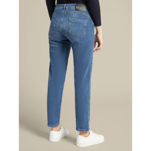 Elena Mirò - Jeans skinny in denim power stretch - Azzurro