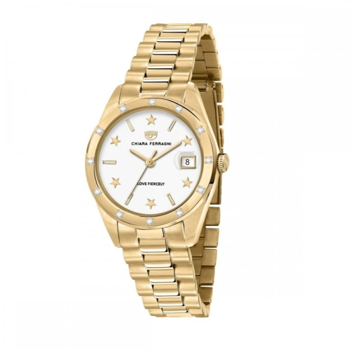 Reloj Chiara Ferragni R1953100508 Mujer Analogico Cuarzo con Correa de Acero inoxidable