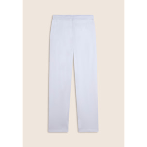 Pantaloni Sportivi Gamba Dritta con Vita Elasticizzata