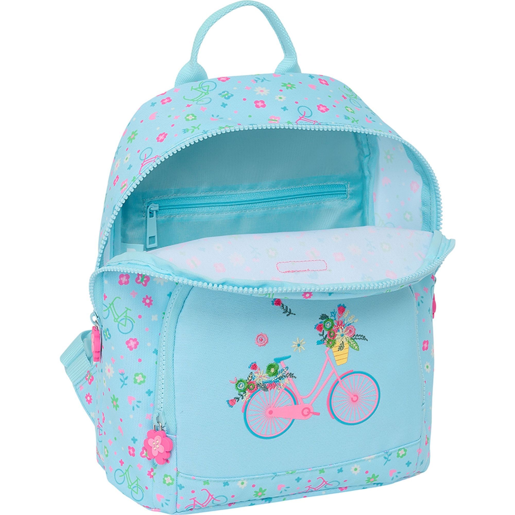 Mini mochila reciclado safta "bicicleta"