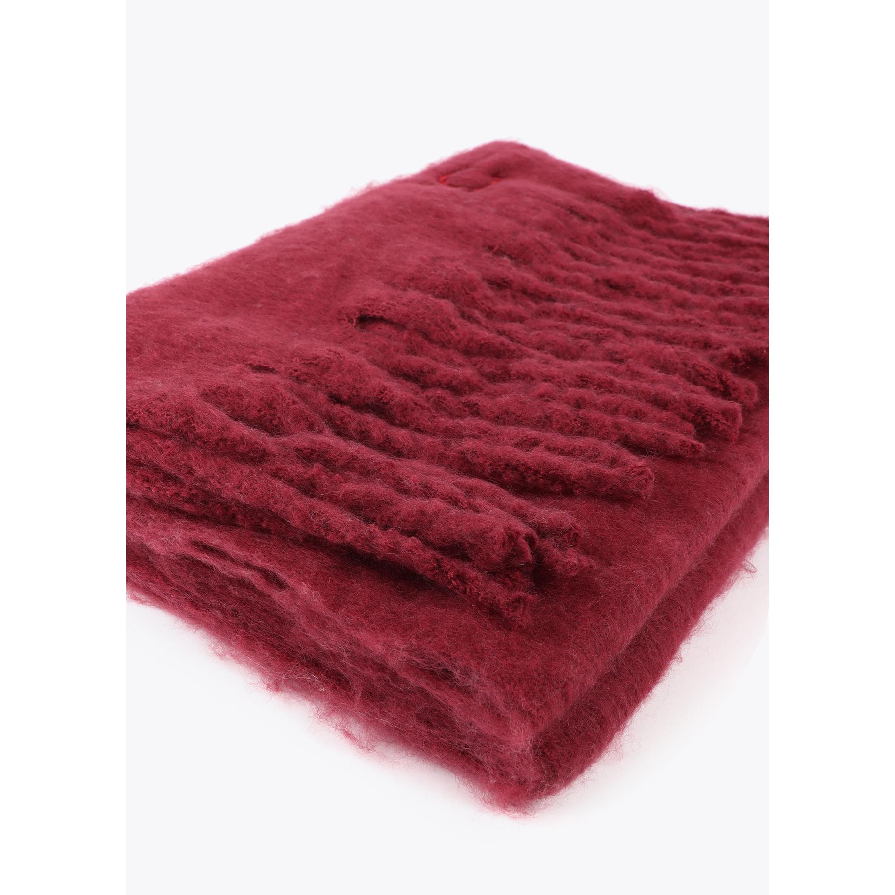 Sciarpa Liscia con Frange Spesse