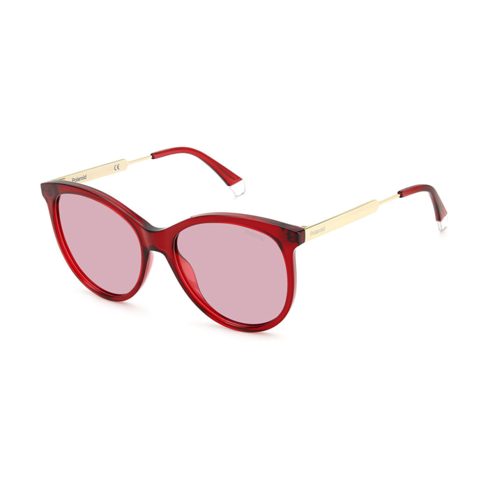 Polaroid - lunettes de soleil - rouge foncé - Couleur des verres : bordeaux - polarisé