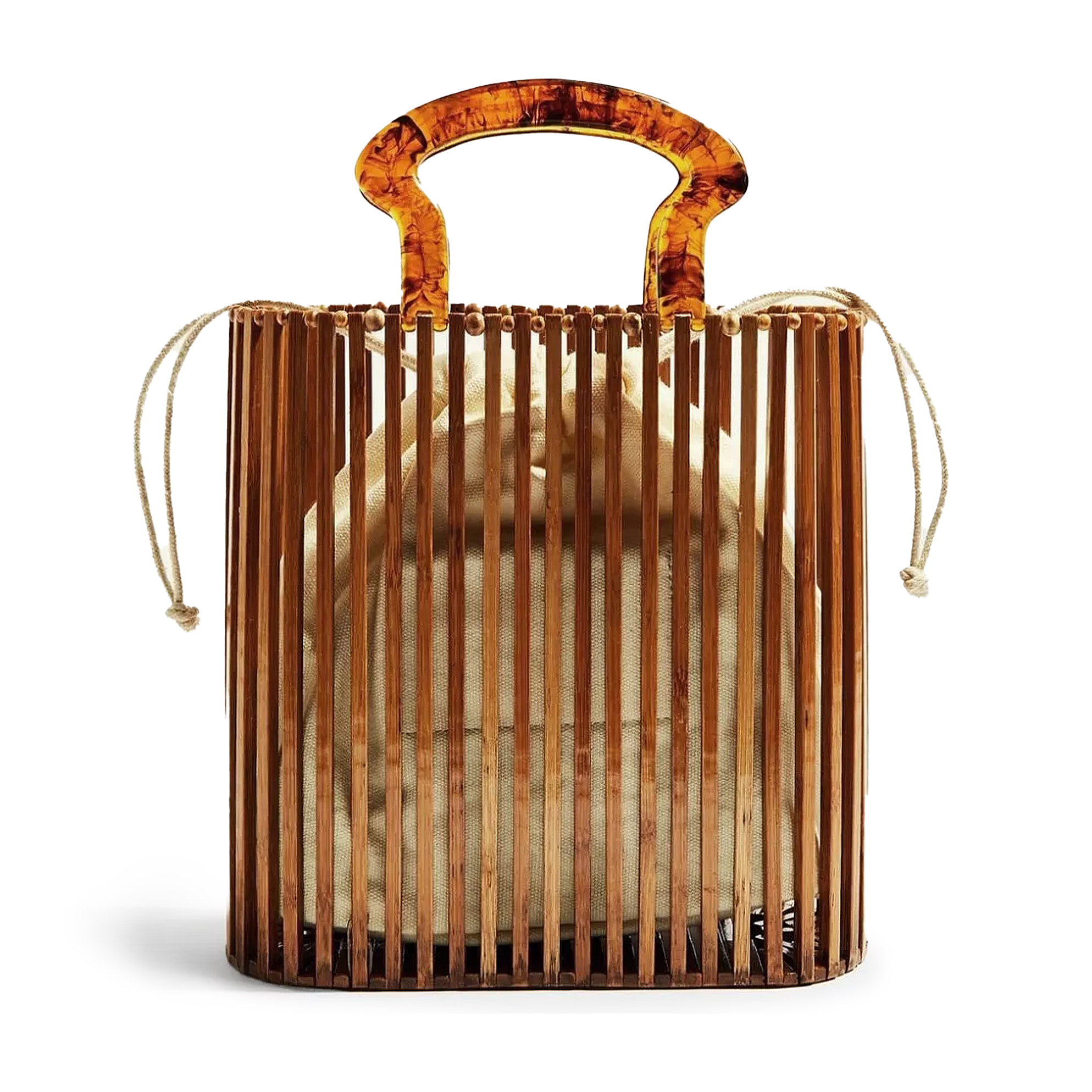 Zoppola borsa a mano in metacrilato.