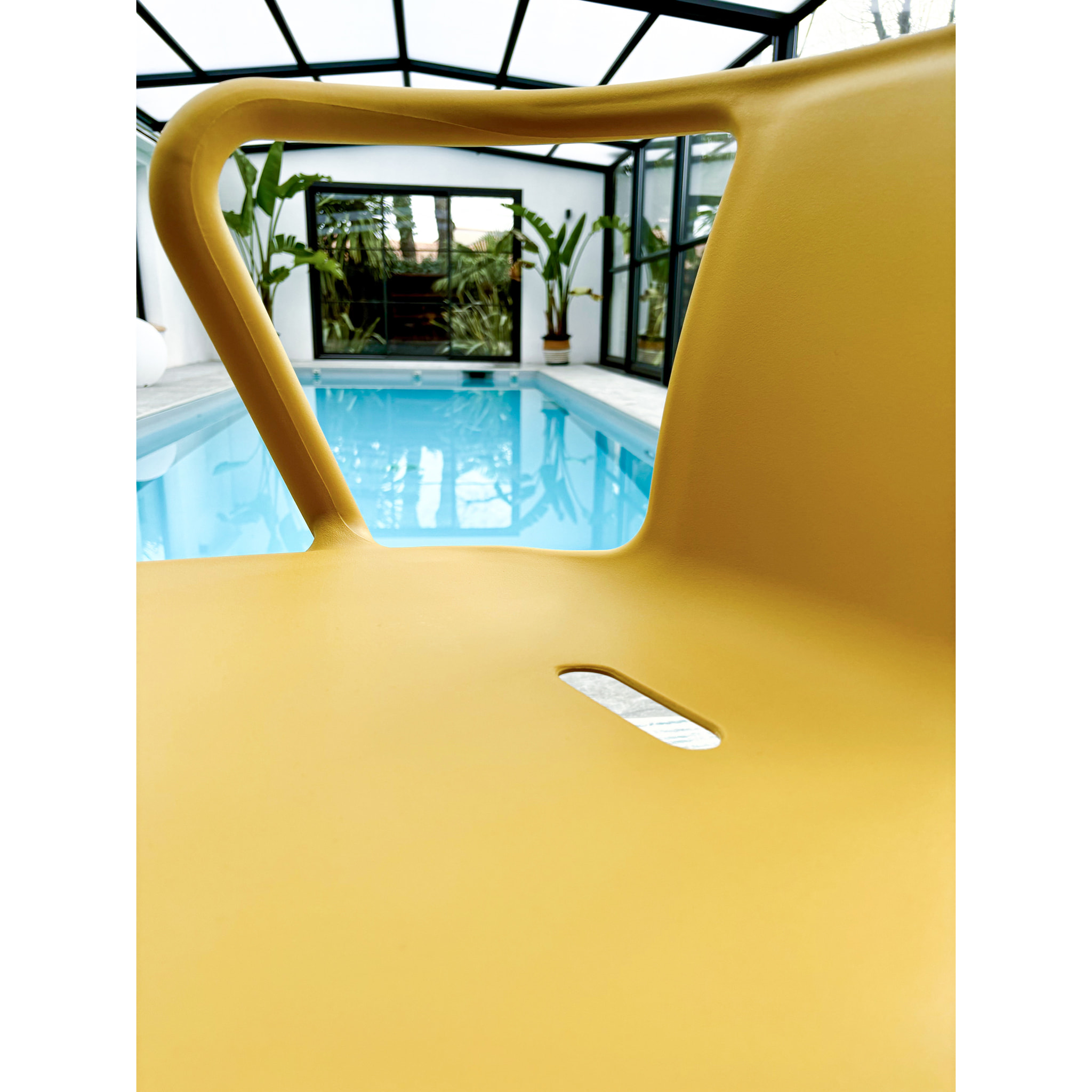 DIEGO - Fauteuil de jardin empilable en Polypropylène