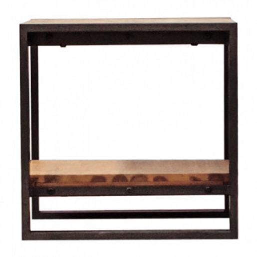 Table d'appoint en bois et métal style industriel - ATELIER