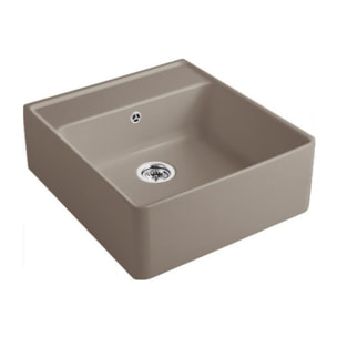 Evier timbre office Tradition 1 bac Timber CeramicPlus avec vidage manuel