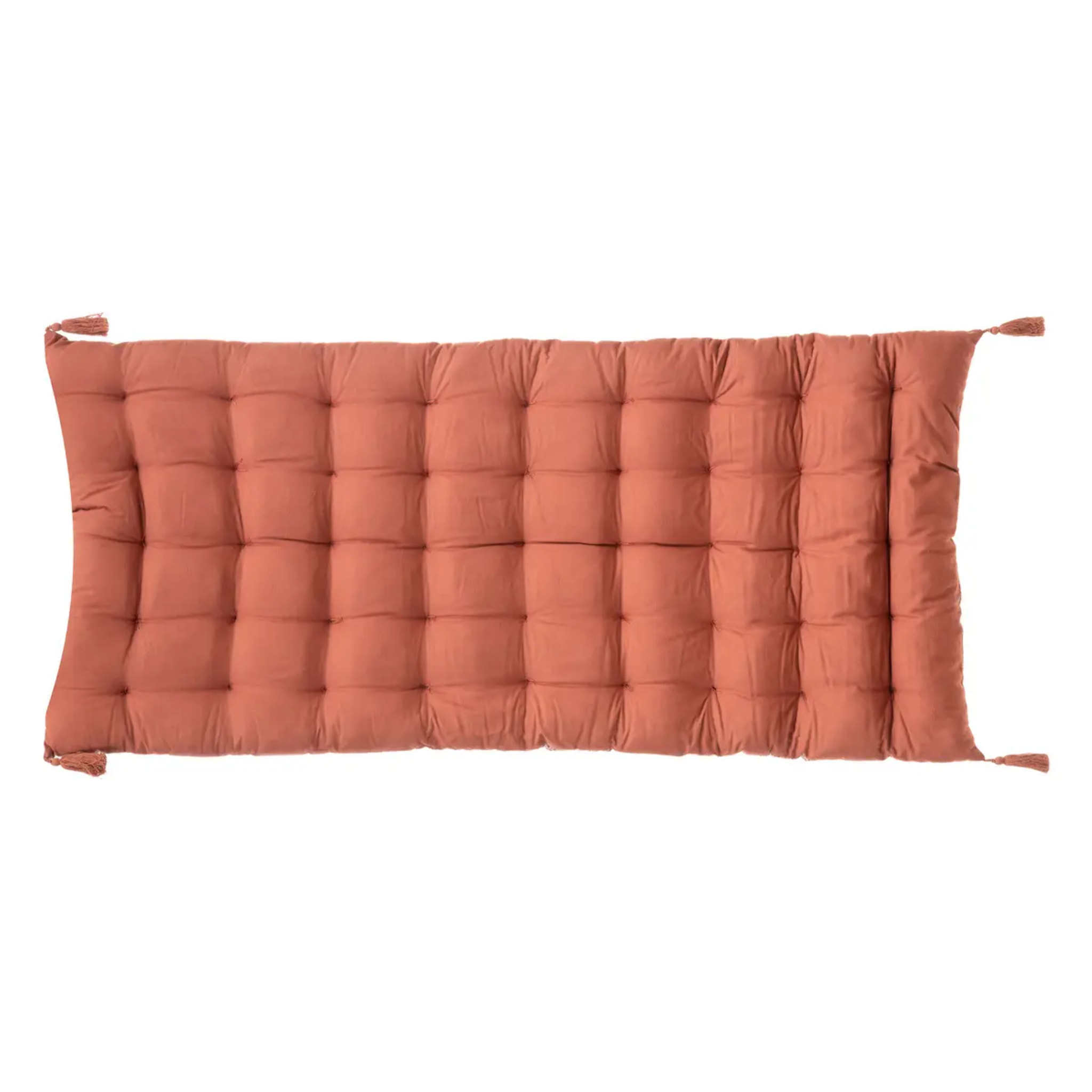 Matelas de sol "Otto" - coton - rose terracotta - 60x120 cm