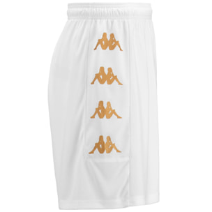 Kappa - Pantaloni Corti Uomo Bianco - Kappa4Football Gondo