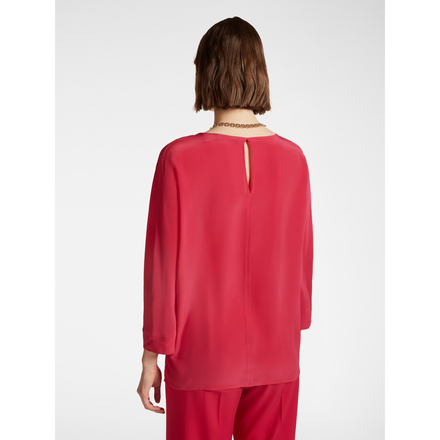 Elena Mirò - Blusa in seta - Rosso