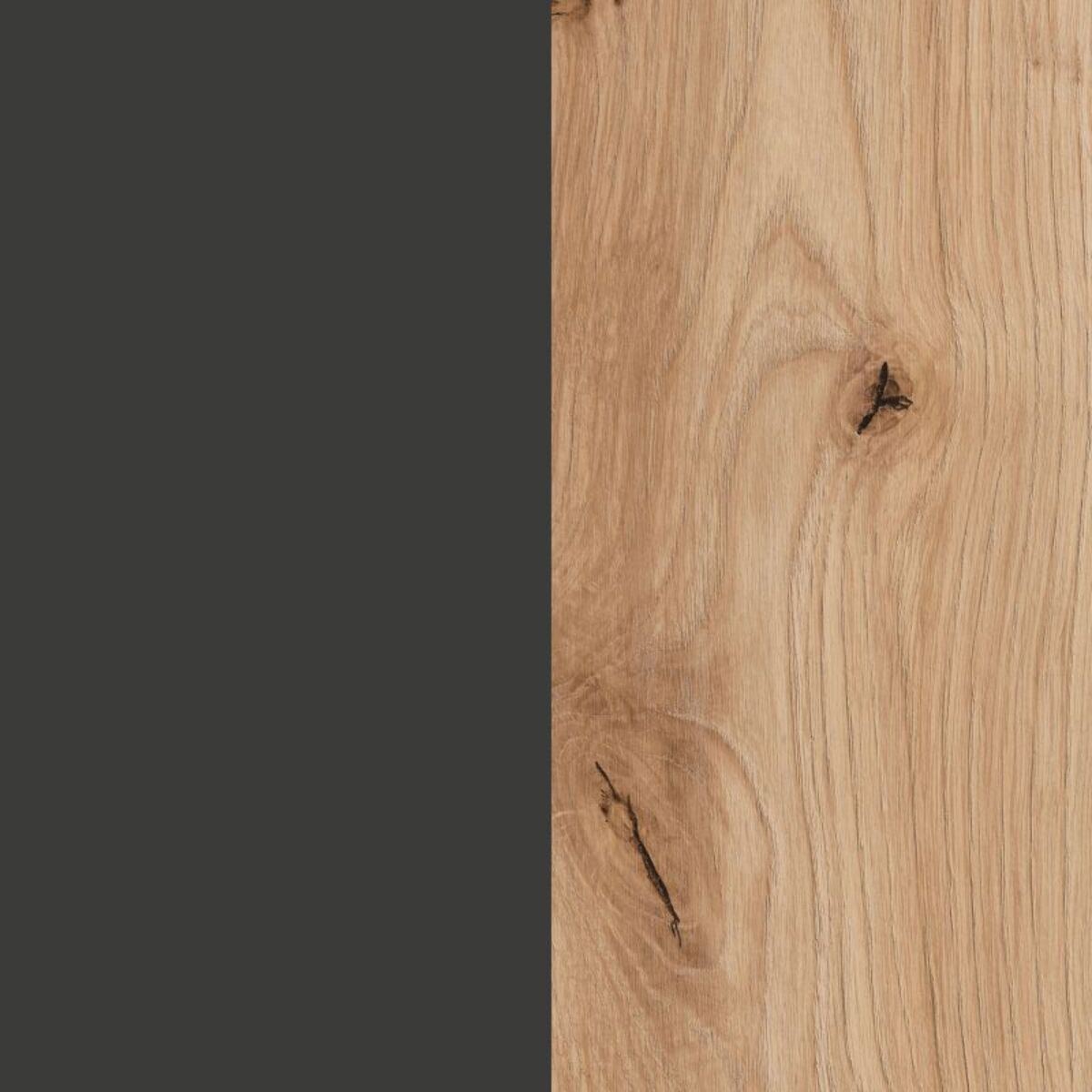 Mesa de centro Lea Gris Antracita - Roble Nodi