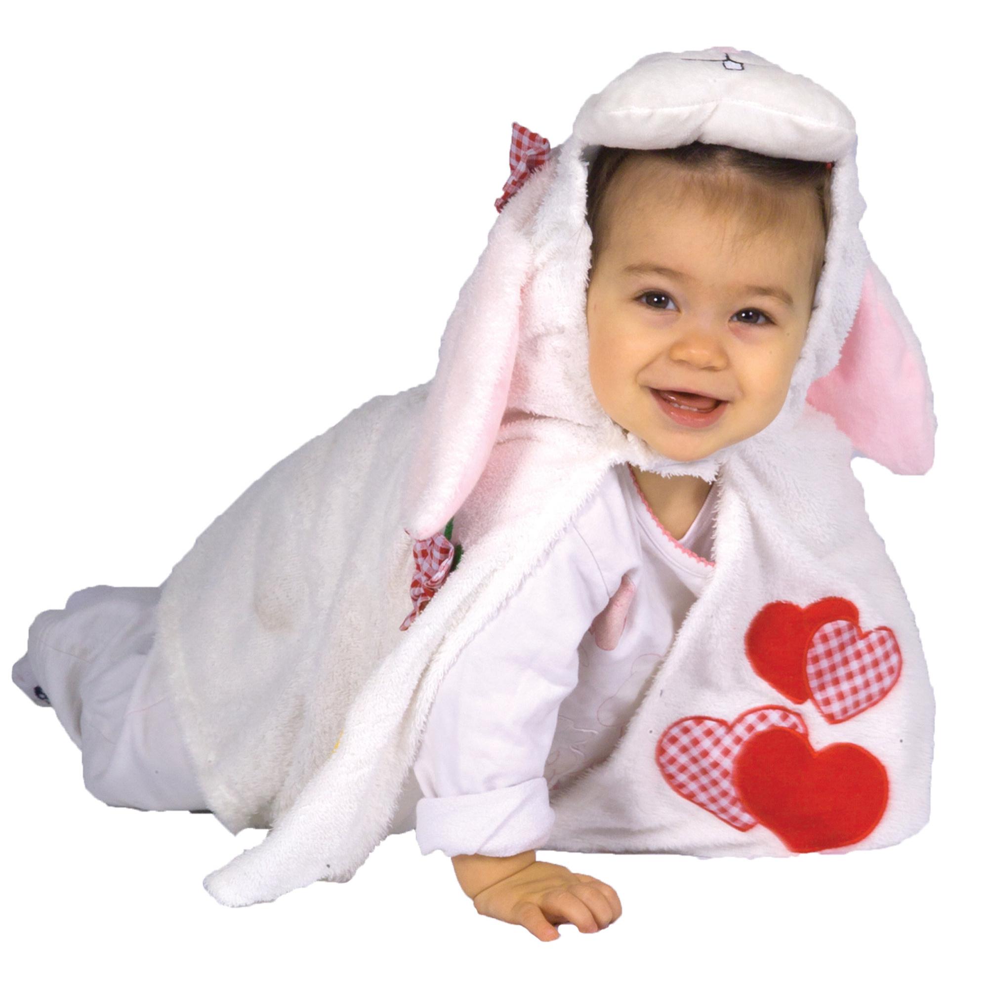 Costume Travestimento Coniglietto Mantellino Bambino Unisex