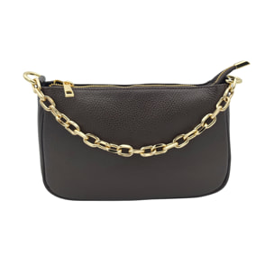 Borsetta a Tracolla Clutch in Vera Pelle Made in Italy