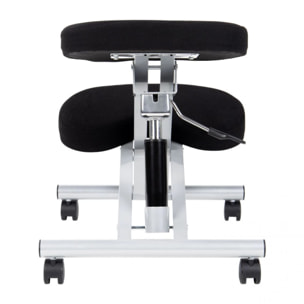 Silla ergonómica Ergochair negro aluminio Negro - Aluminio