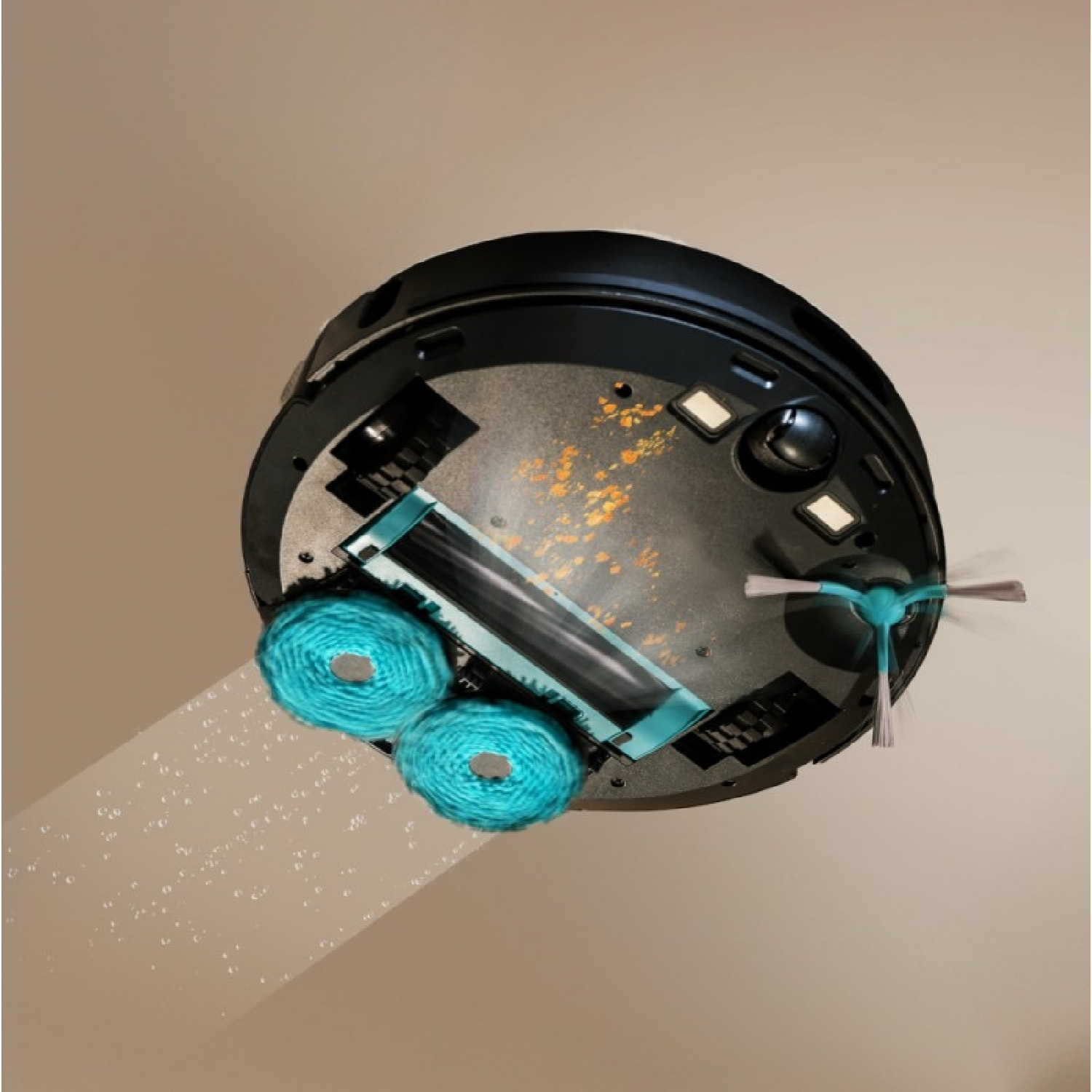 Cecotec Robot aspirateur Conga 10090 AI Spin Revolution Ultra Power Home Lifesty