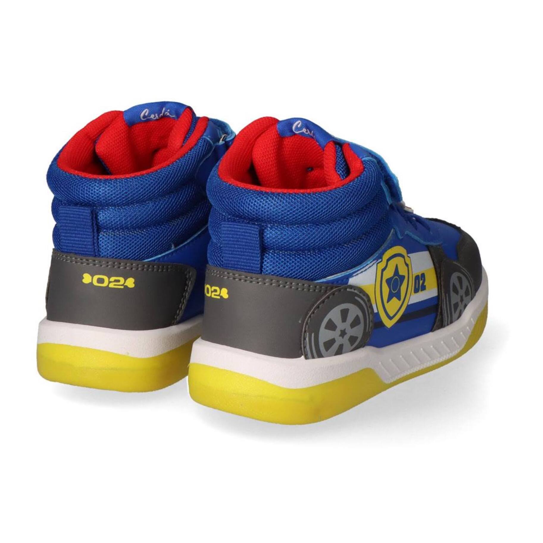 Zapatilla deportiva infantil suela ligera con luces "Paw Patrol"