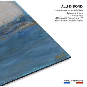 Tableau moderne rivage d'or Tableau alu Dibond