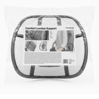 Supporto lombare portatile traspirante - nero - 40x37 cm