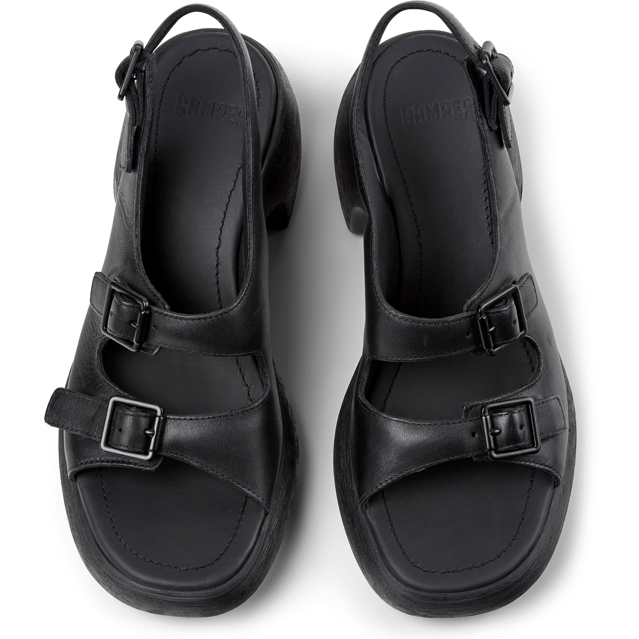 Sandalias - CAMPER Thelma - Negro - Cuero liso