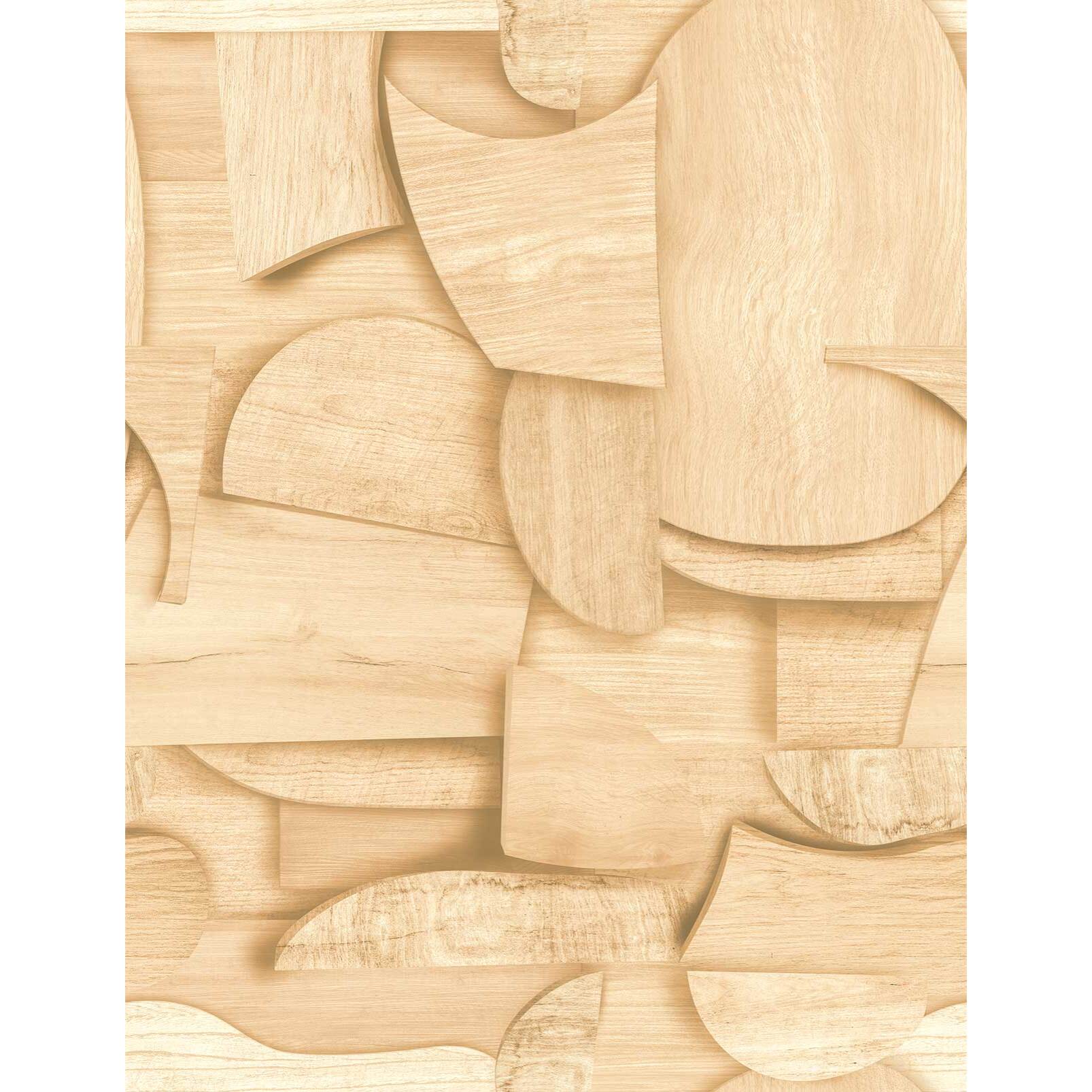 Papier peint panoramique bois 3d Intissé