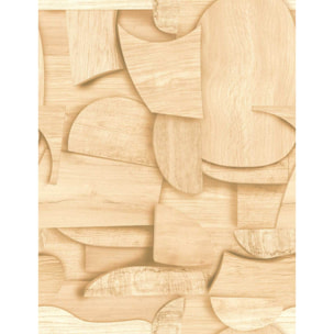 Papier peint panoramique bois 3d Intissé