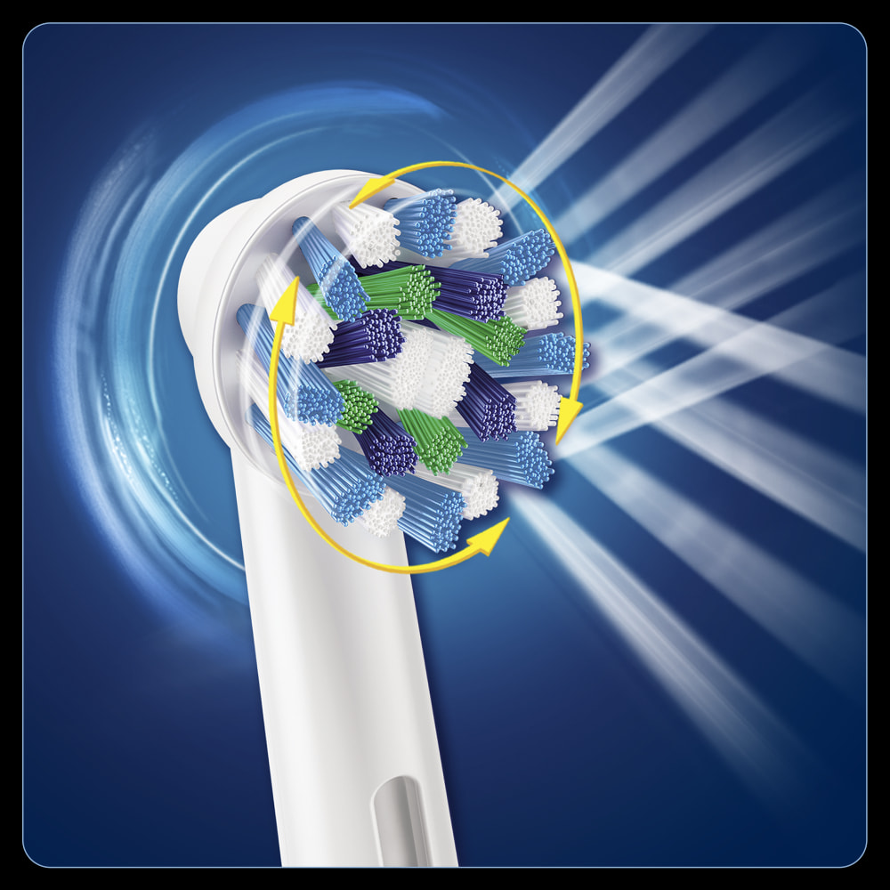 Oral-B - Smart Oxyjet/5000 - Blanche - Combiné dentaire et Brosse à dents électrique