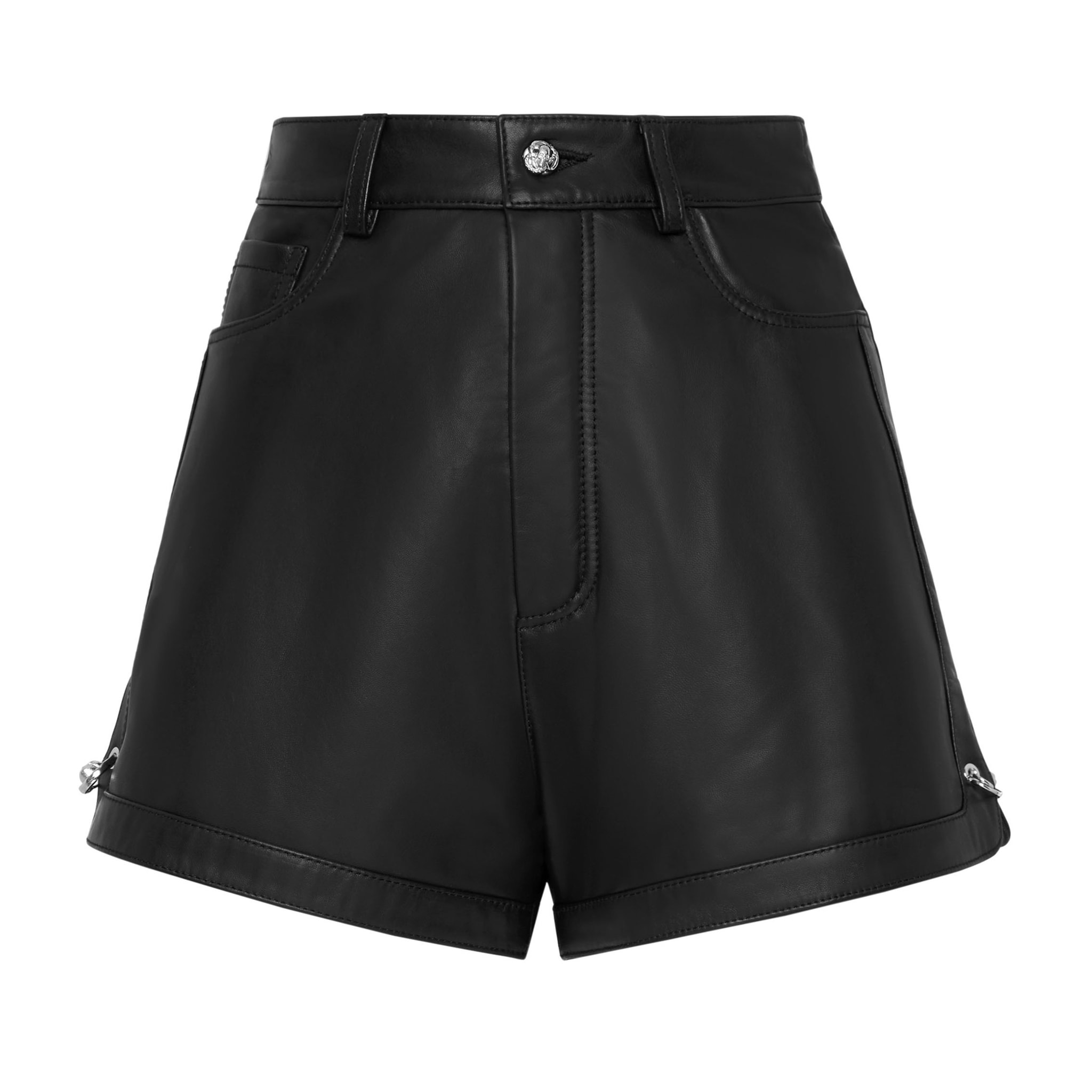 PHILIPP PLEIN Leather Shorts
