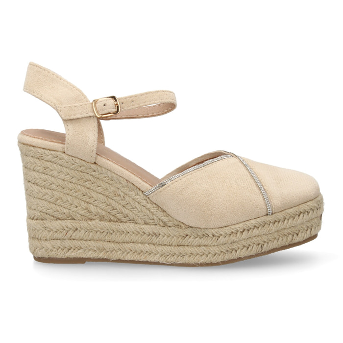 Alpargatas con cuña de esparto