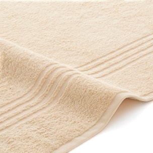 Set de serviettes éponge 100% Coton Éponge Peigné - 700 g/m2 BEIGE