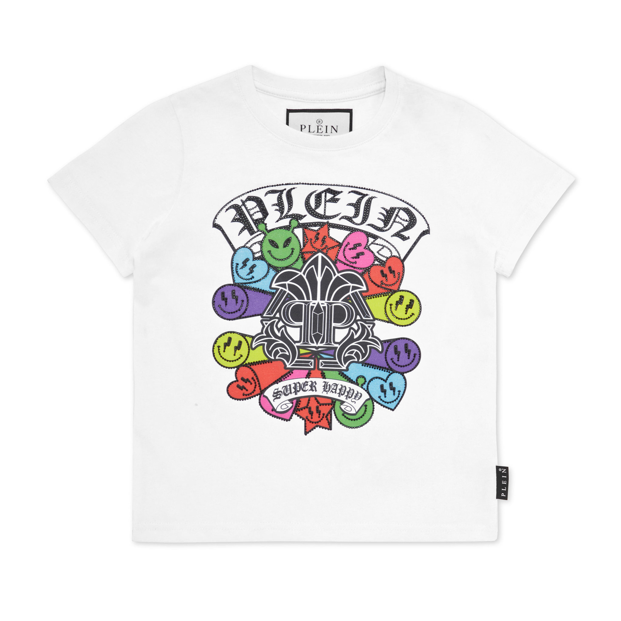 PHILIPP PLEIN T-Shirt Round Neck Ss SMILE