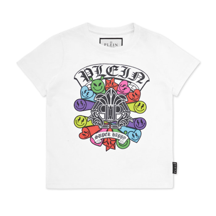 PHILIPP PLEIN T-Shirt Round Neck Ss SMILE