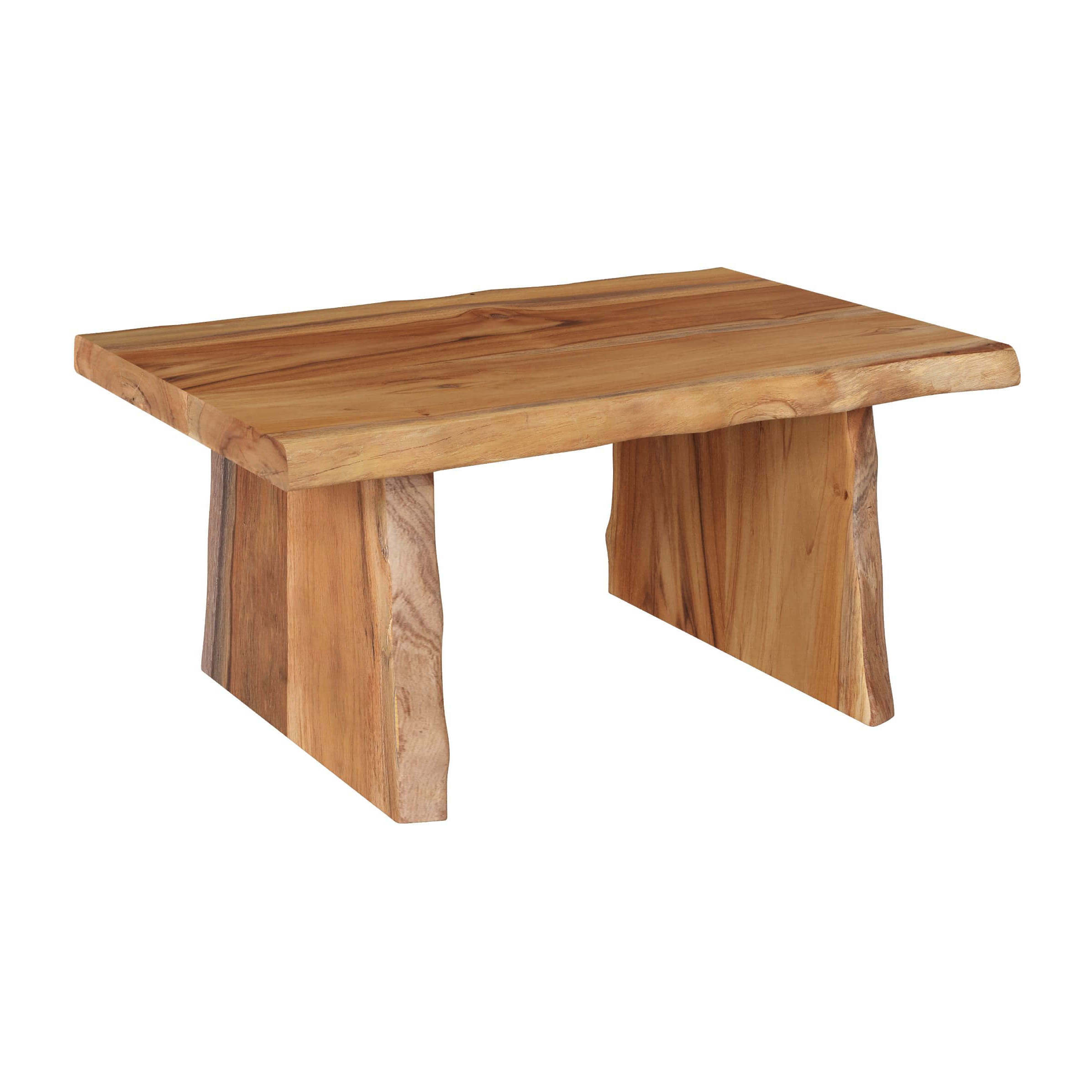 Table basse rectangulaire en bois de teck recyclé - Suzy