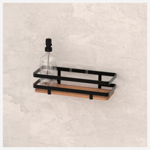 Étagère de douche "Blackacia" en acacia