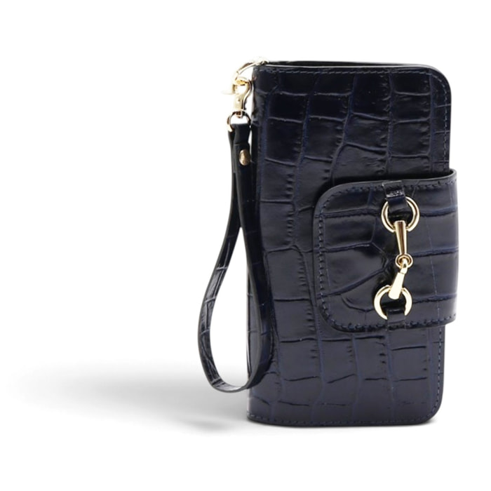 Pochette/Porta Documenti Cheval Firenze Rania Blu Notte