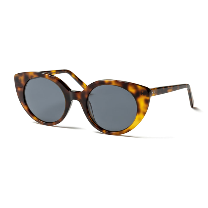 Occhiali da sole OCEAN GRETA - montatura marrone semi-tartarugata con lenti fumé