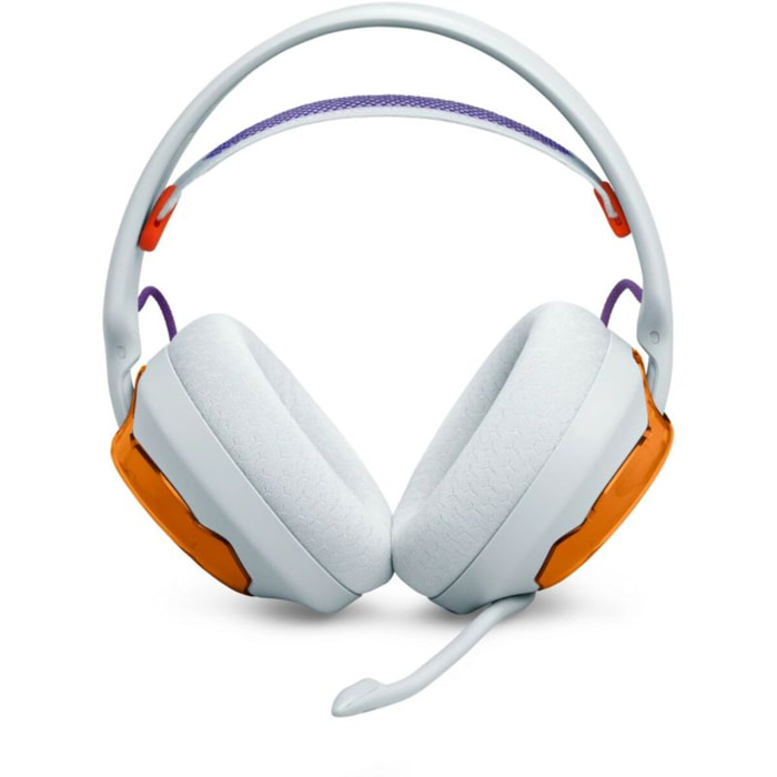 Casque gamer JBL Quantum 250 Blanc Orange