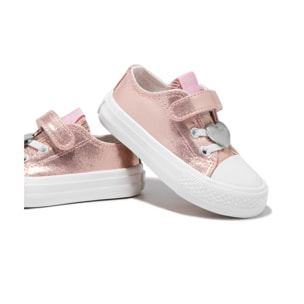 Zapatillas De Bebé Lona Rosa