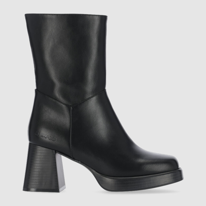 Botines - Negro - Tacón: 9 cm
