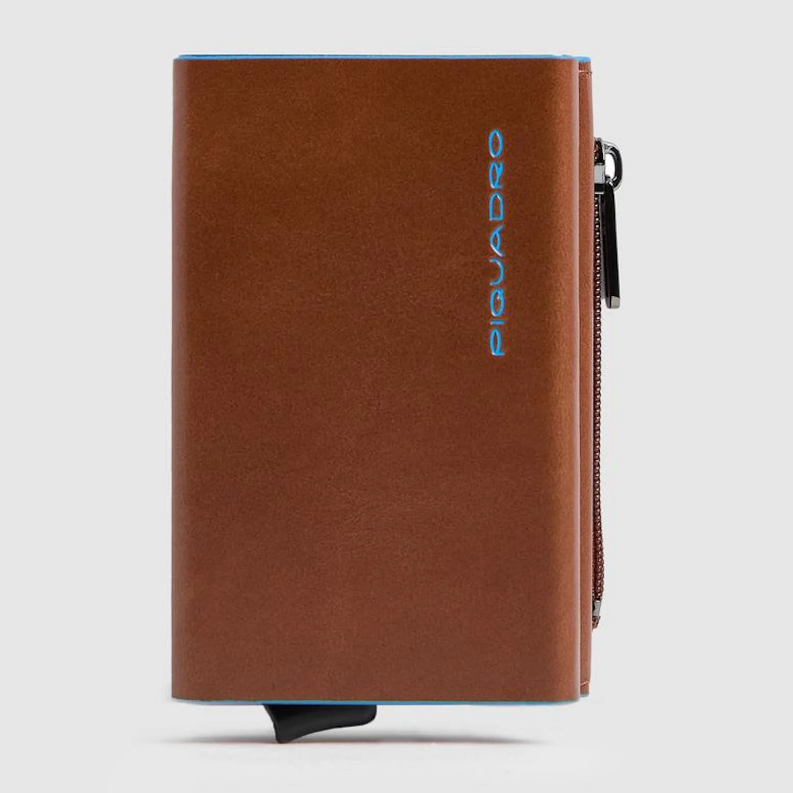 Piquadro Portafoglio compatto con portacarte automatico, porta monete e protezione RFID