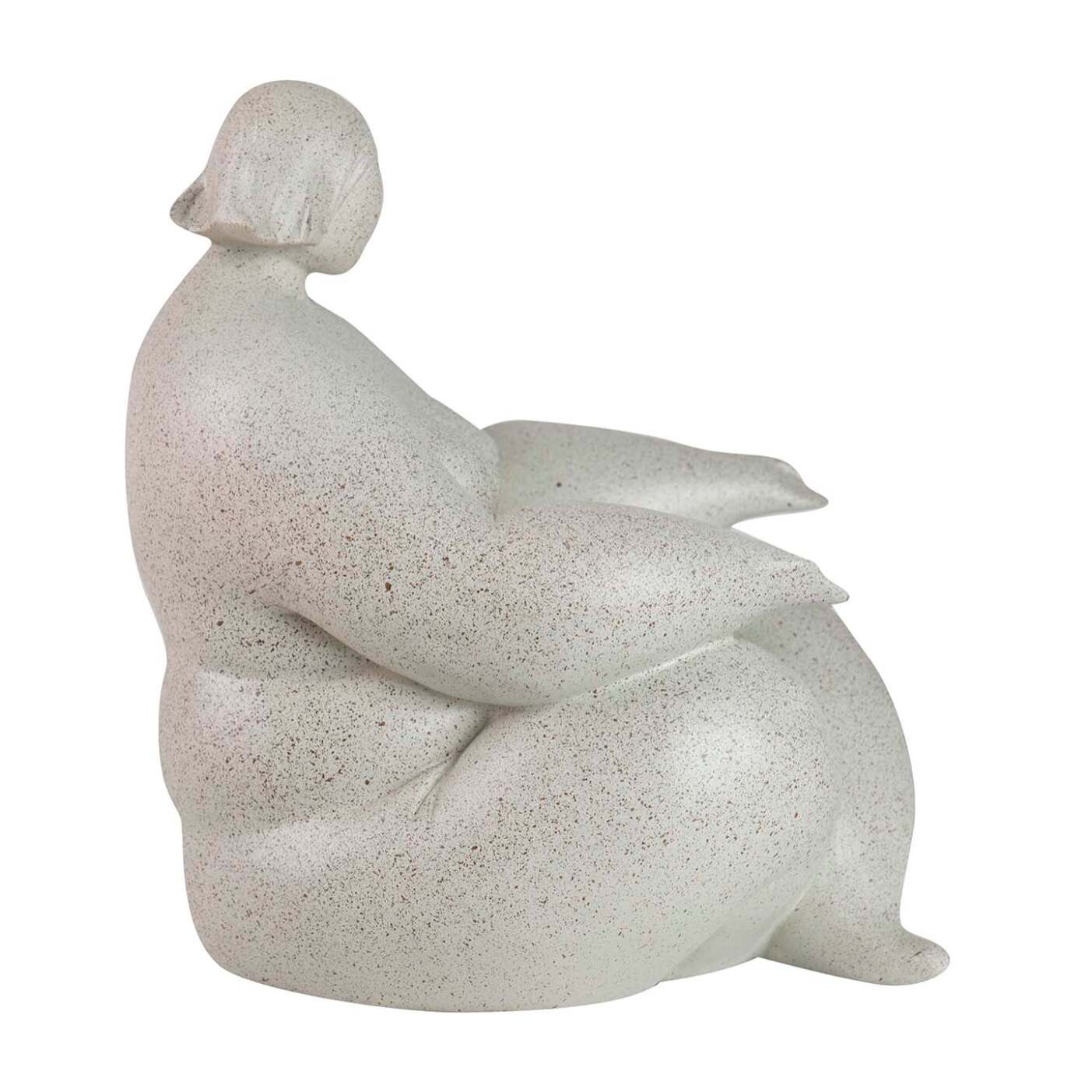 Figura Mujer Resina Yoga 21x19x22 Cm