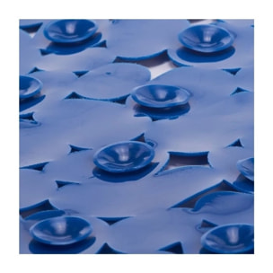 Tapis Fond de baignoire Pvc GALETS Bleu Marine MSV
