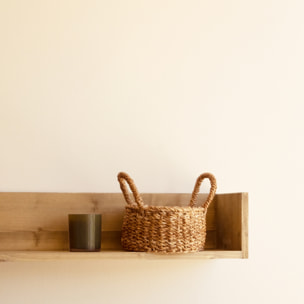 Estantería de madera maciza tono roble oscuro de varias medidas